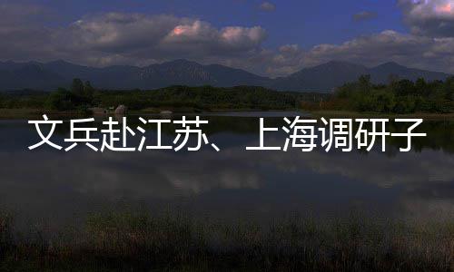 调研项目子企重点苏上海业及文兵赴江