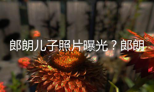 朵般像云照片自家儿子儿子可爱郎朗郎朗夸曝光